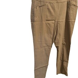 Chico's Tan Straight Leg Pants